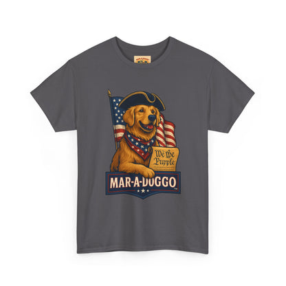 Mar-a-Duggo Patriotic Dog Tee — "We the Pupple" Vintage Americana T-Shirt