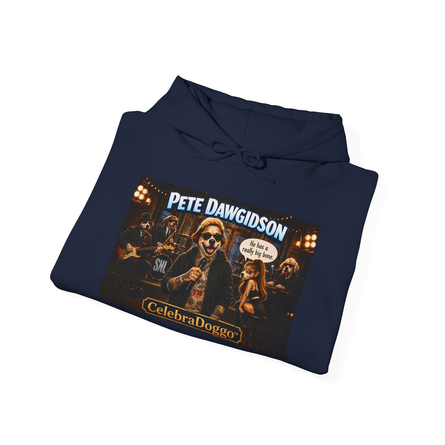 Pete Dawgidson 'Celebrate Bro' Hoodie — Graphic Celebrity Comedy Pullover