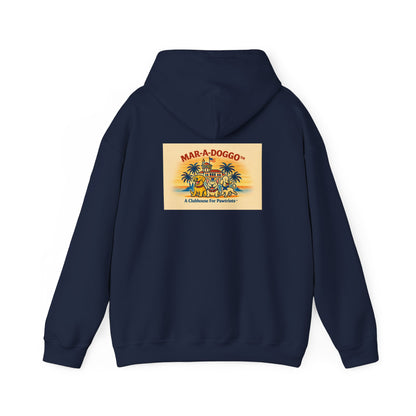 Dog Lover Hoodie — “MAR-A-DOGGO: My Dog Has Great Jeans” Graphic Pullover