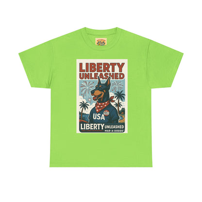 Liberty Unleashed USA Dog Graphic Tee
