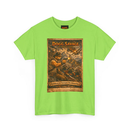 Dogg Savage Retro Graphic Tee — Vintage Adventure Poster T‑Shirt