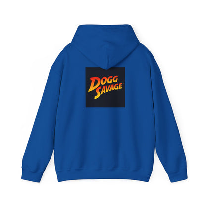 Dogg Savage Graphic Hoodie — Vintage Album Art Pullover "Doublecross At Tikal"