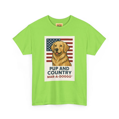 Pup and Country T-Shirt — "Mar-A-Doggo" Patriotic Dog Graphic Tee