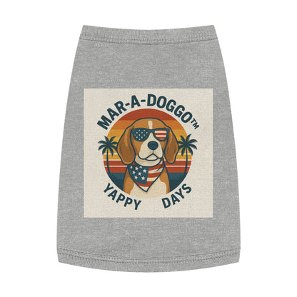 Patriotic 'Mar-A-Doggo Yappy Days' Dog Shirt