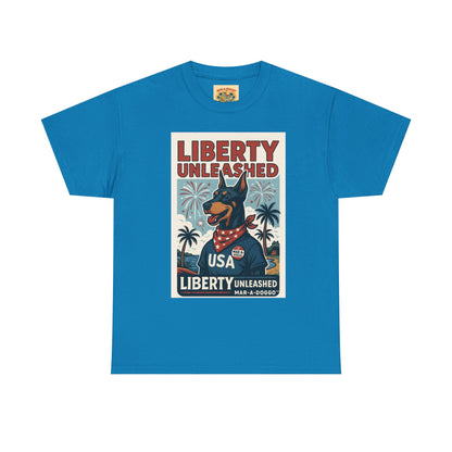 Liberty Unleashed USA Dog Graphic Tee