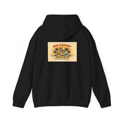 Dog Lover Hoodie — “MAR-A-DOGGO: My Dog Has Great Jeans” Graphic Pullover