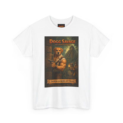 Dogg Savage Vintage Fantasy T-Shirt — "Dogg Savage: Doublecross At Tikal" Graphic Tee