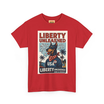 Liberty Unleashed USA Dog Graphic Tee