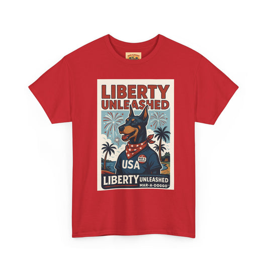 Liberty Unleashed USA Dog Graphic Tee