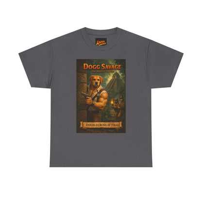 Dogg Savage Vintage Fantasy T-Shirt — "Dogg Savage: Doublecross At Tikal" Graphic Tee
