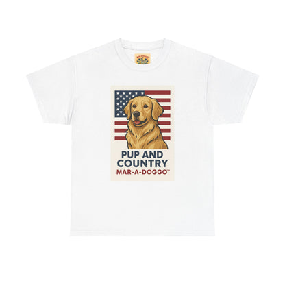 Pup and Country T-Shirt — "Mar-A-Doggo" Patriotic Dog Graphic Tee