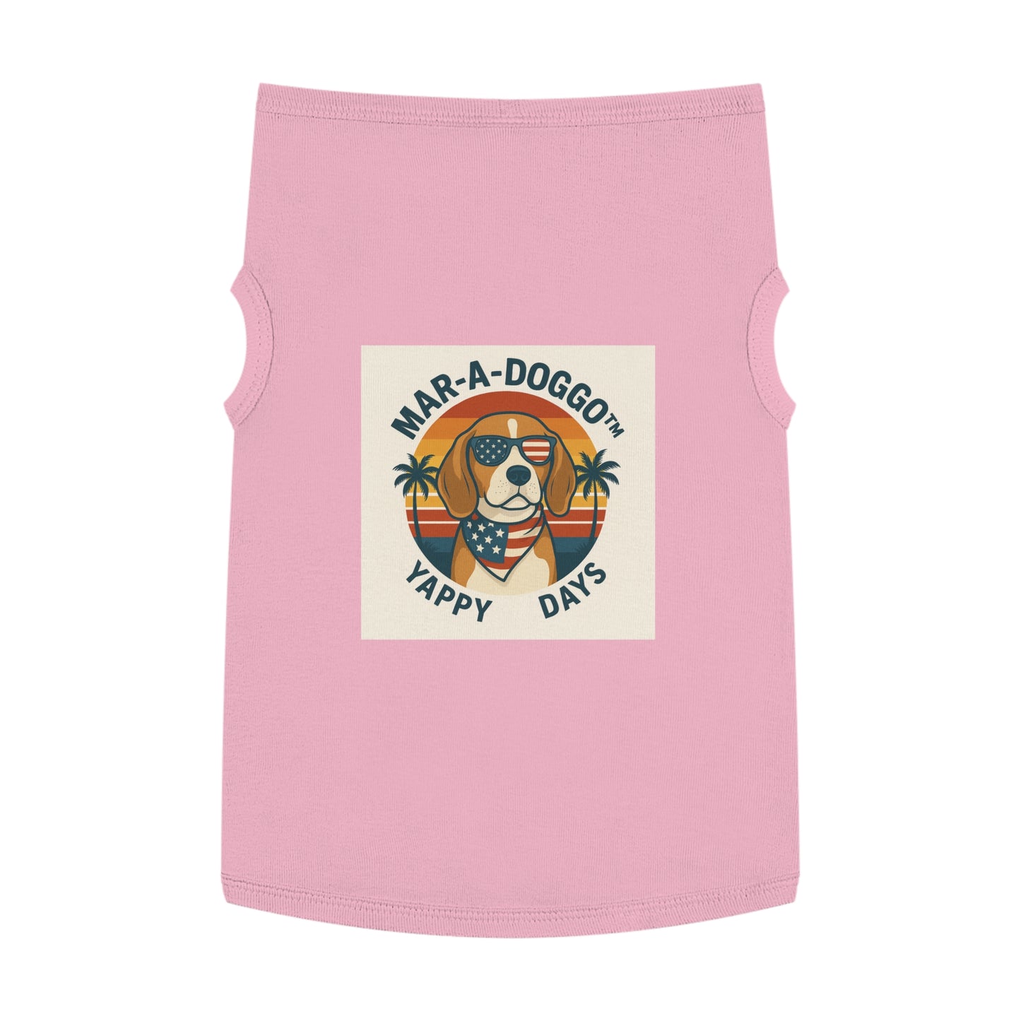 Patriotic 'Mar-A-Doggo Yappy Days' Dog Shirt