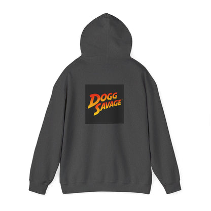 Dogg Savage Graphic Hoodie "Raiders Of The Thousand Paw Monastery" — Retro Band Logo Pullover