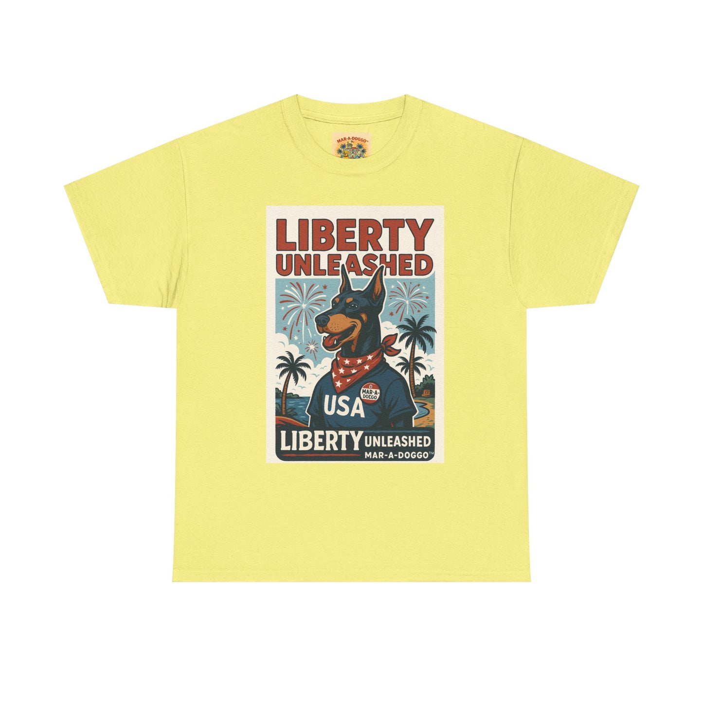 Liberty Unleashed USA Dog Graphic Tee