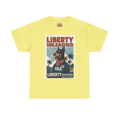 Liberty Unleashed USA Dog Graphic Tee