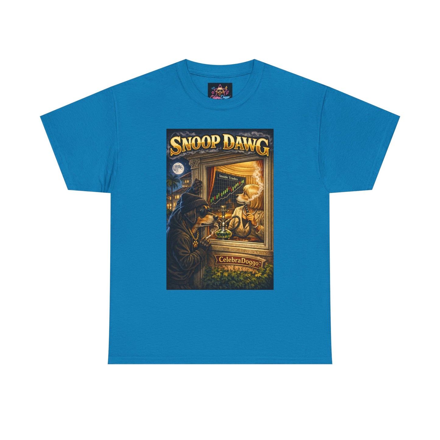 Dog Graphic Tee — "Snoop Dawg" Retro Party T-Shirt