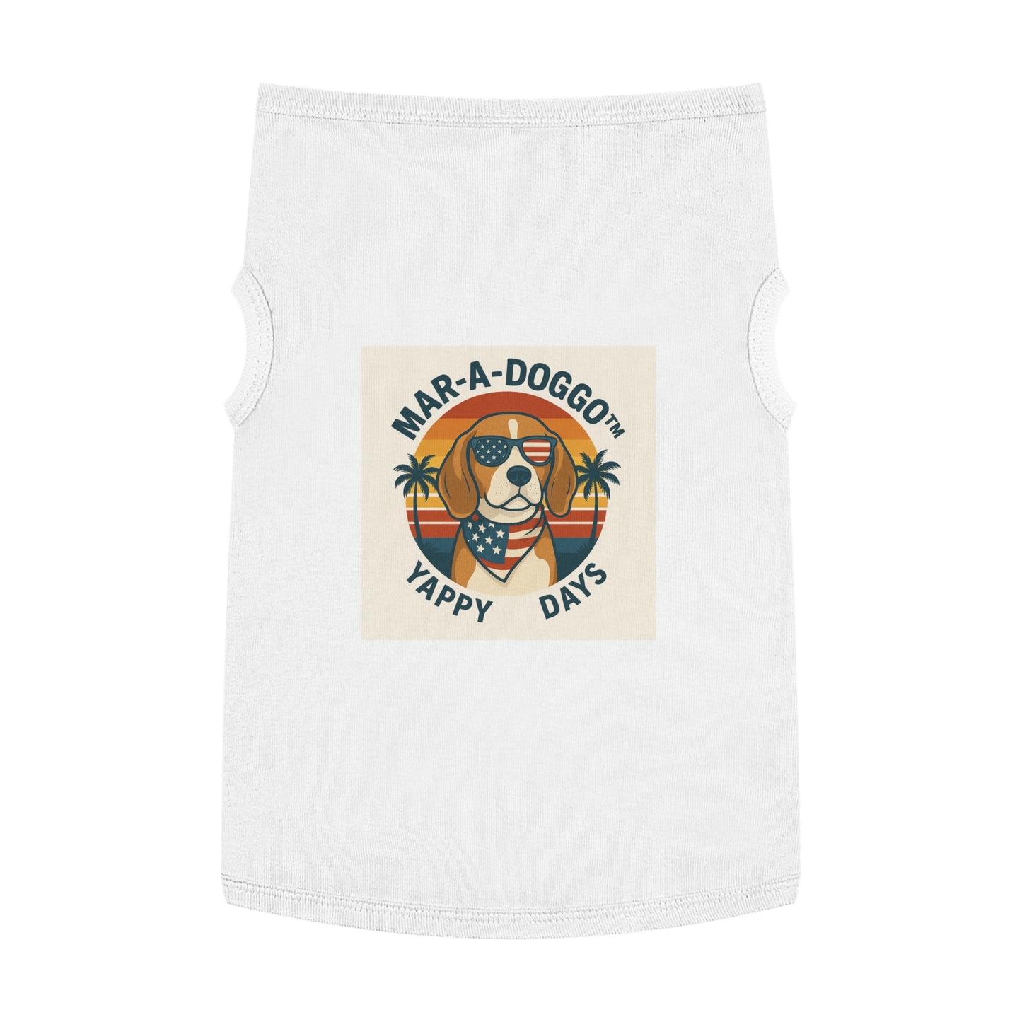 Patriotic 'Mar-A-Doggo Yappy Days' Dog Shirt