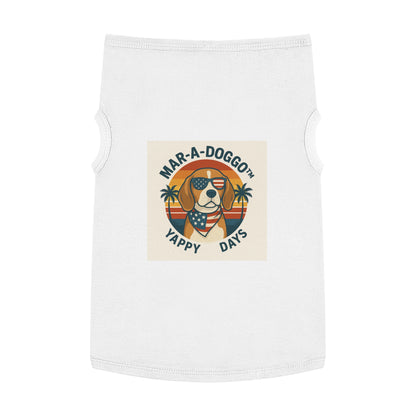 Patriotic 'Mar-A-Doggo Yappy Days' Dog Shirt