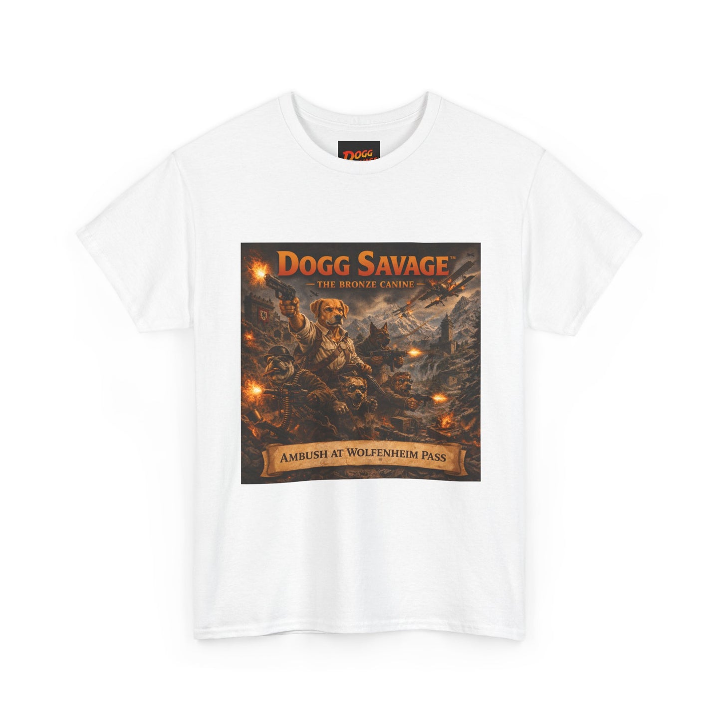 Dogg Savage Band Tee — 'Ambush at Wolfenheim Pass' Graphic T‑Shirt