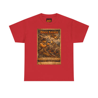 Dogg Savage Retro Graphic Tee — Vintage Adventure Poster T‑Shirt