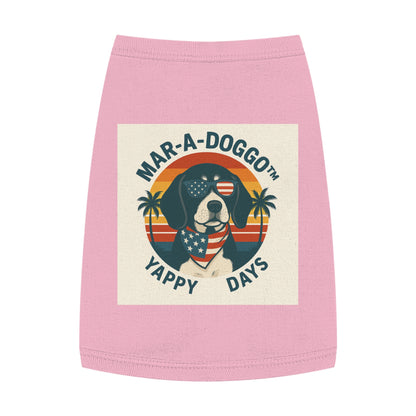 Patriotic 'Mar-A-Doggo Yappy Days' Dog Shirt