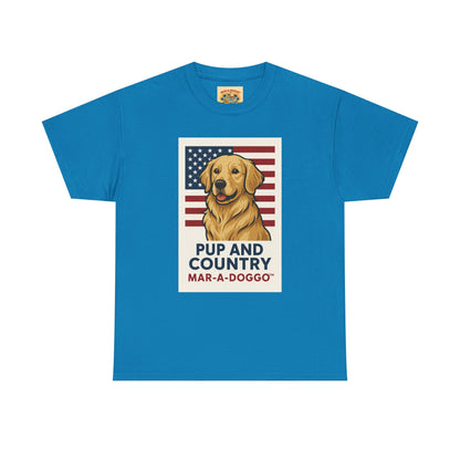 Pup and Country T-Shirt — "Mar-A-Doggo" Patriotic Dog Graphic Tee