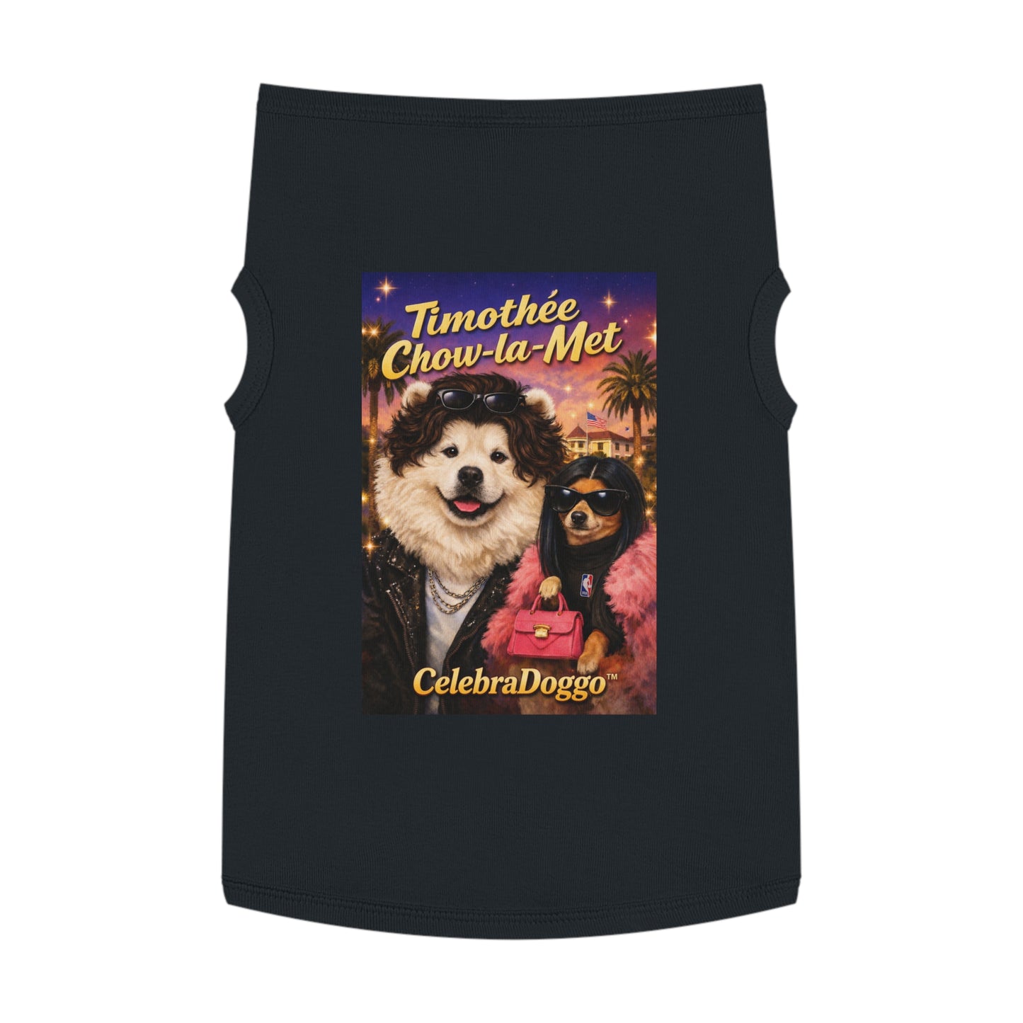 "Timothée Chow-la-Met" Glam Pet Shirt