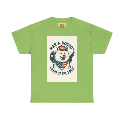 T-Shirt — "Mar-A-DoggO" Patriotic Dog Tee (Land of the Free)