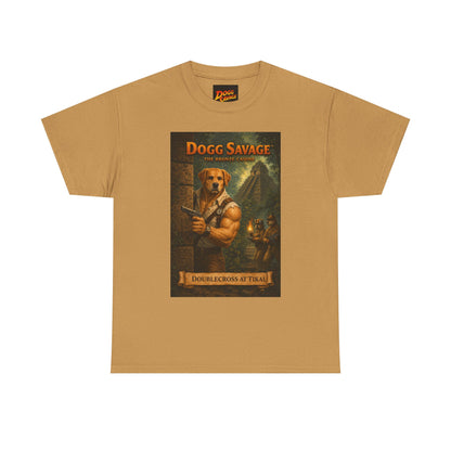 Dogg Savage Vintage Fantasy T-Shirt — "Dogg Savage: Doublecross At Tikal" Graphic Tee