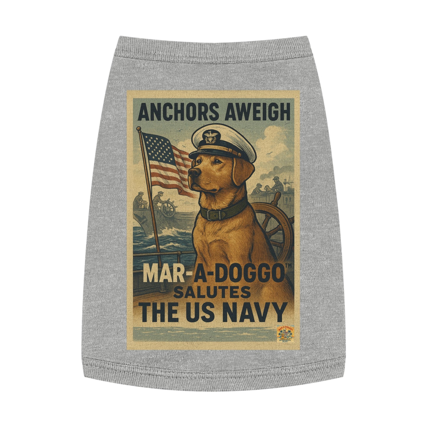 Anchors Aweigh (Doggo Tank Top)