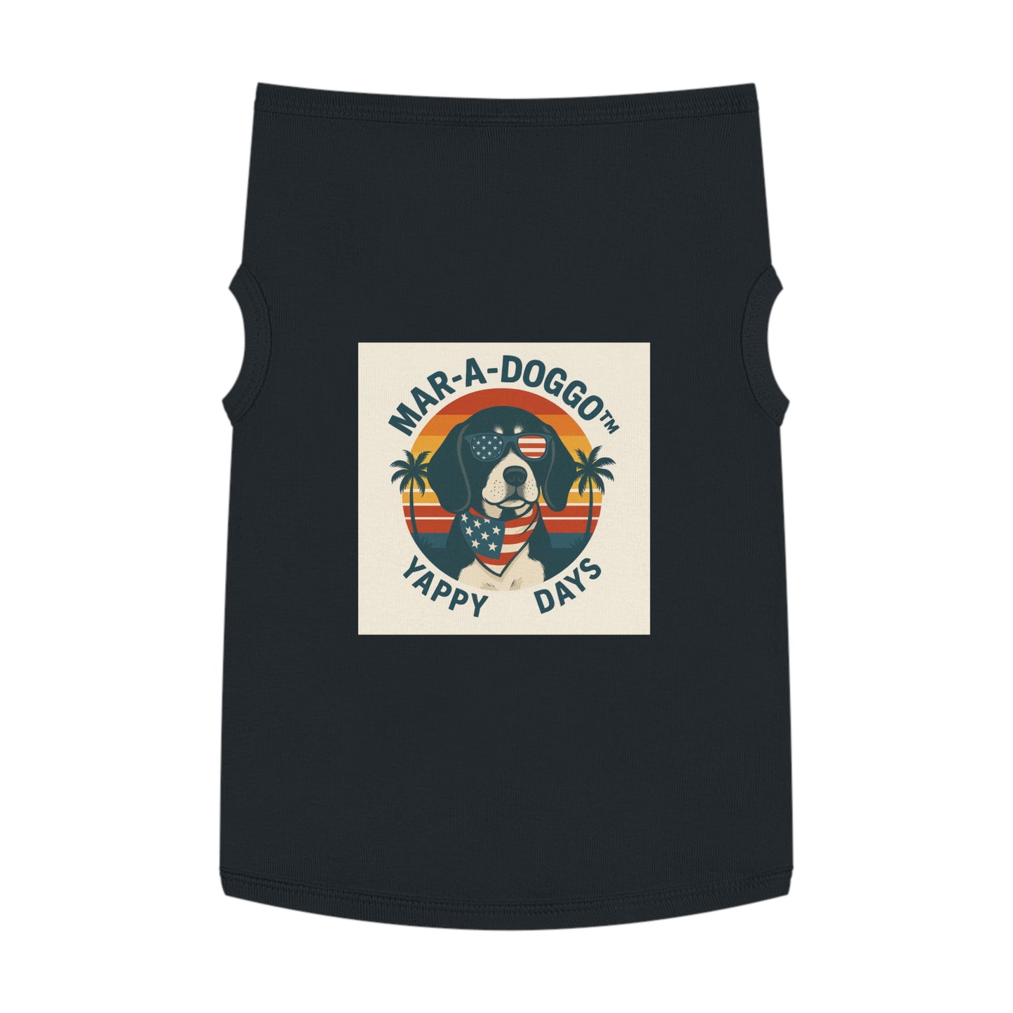 Patriotic 'Mar-A-Doggo Yappy Days' Dog Shirt