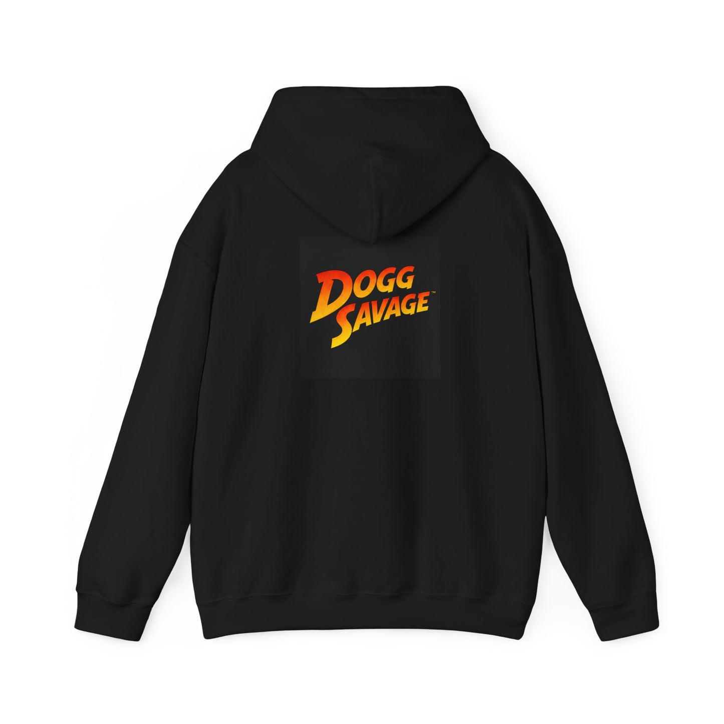 Dogg Savage Graphic Hoodie "Raiders Of The Thousand Paw Monastery" — Retro Band Logo Pullover