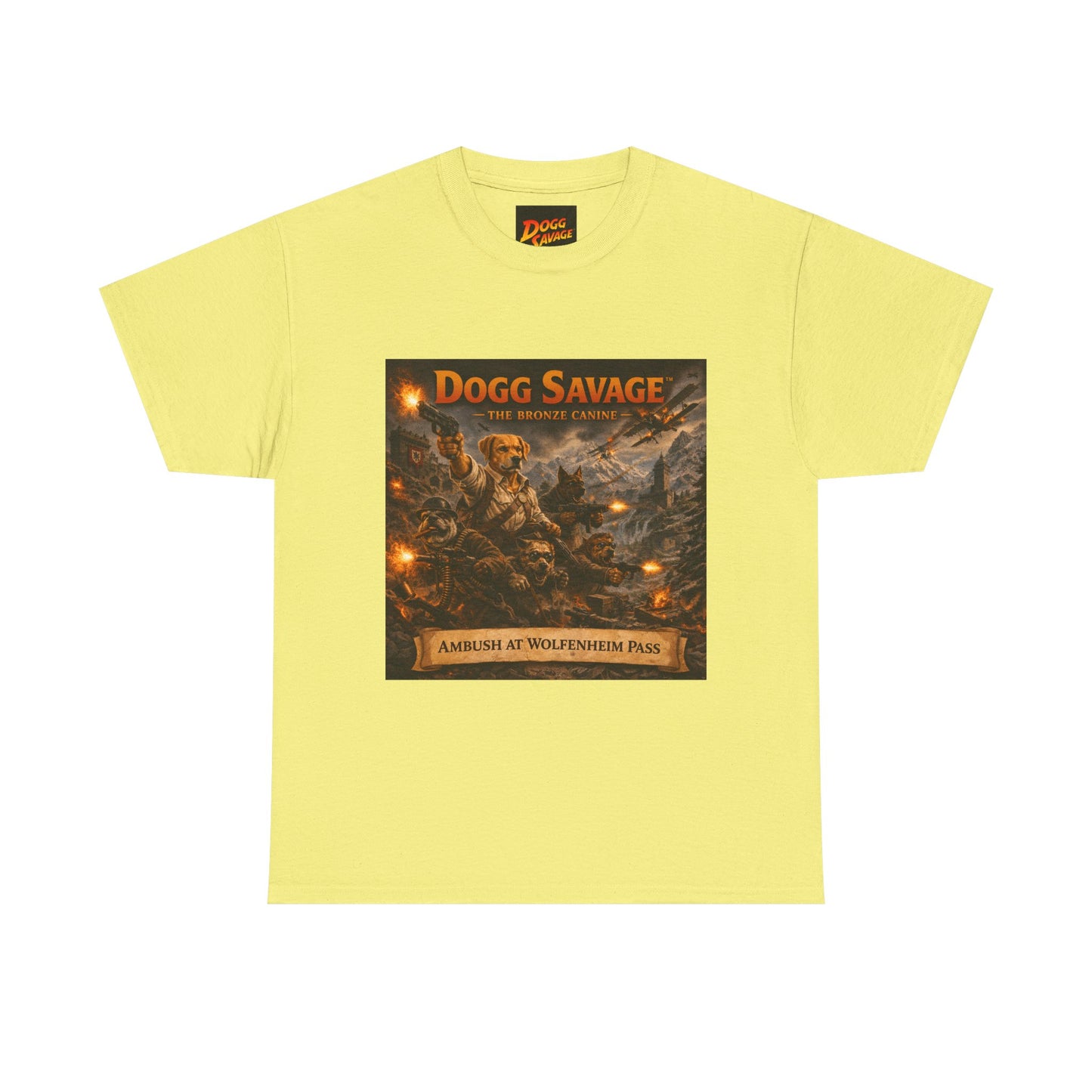 Dogg Savage Band Tee — 'Ambush at Wolfenheim Pass' Graphic T‑Shirt