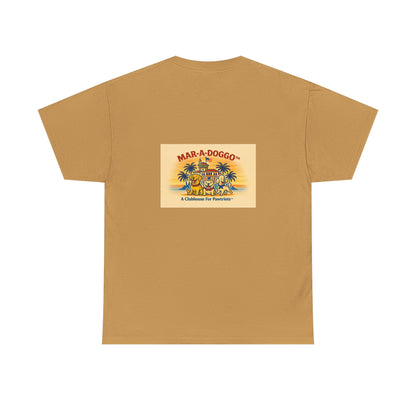 Mar-a-Doggo T-Shirt — 'Mar-A-Doggo: Barking in the U.S.A.' Retro Patriotic Dog Tee
