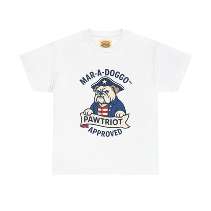 Pawtriot Tee - "Mar-a-Doggo" Patriotic Bulldog Shirt