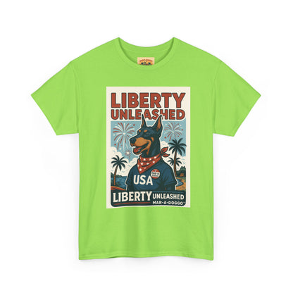Liberty Unleashed USA Dog Graphic Tee