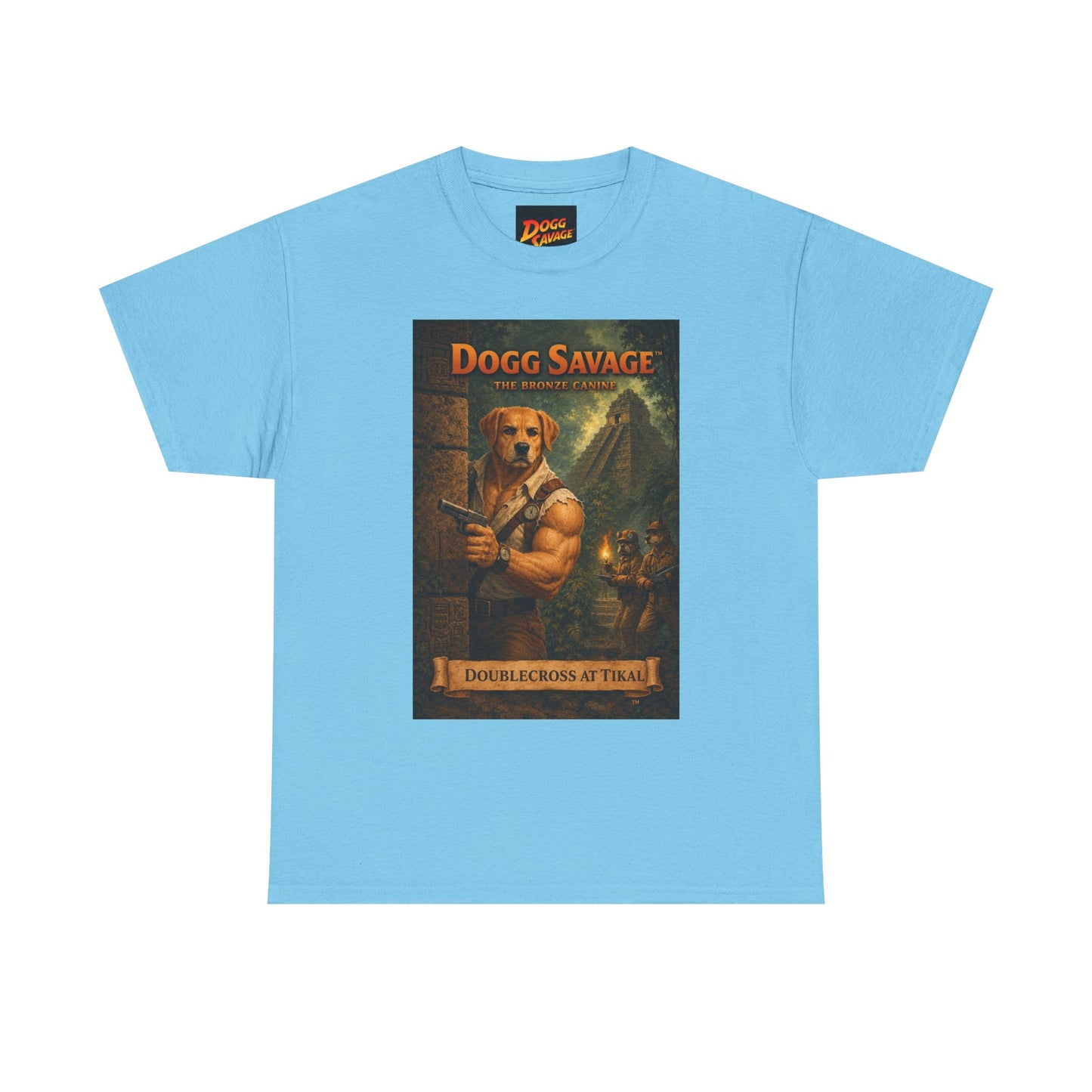 Dogg Savage Vintage Fantasy T-Shirt — "Dogg Savage: Doublecross At Tikal" Graphic Tee