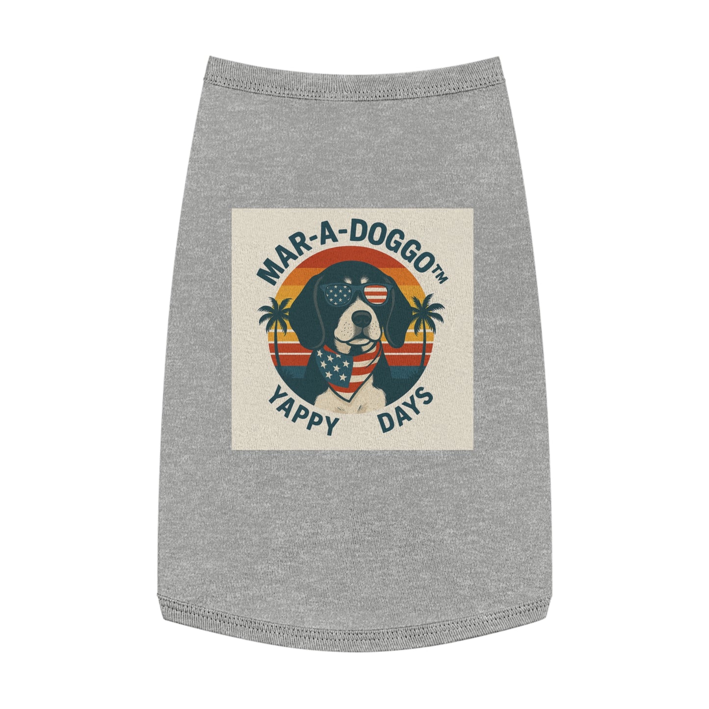 Patriotic 'Mar-A-Doggo Yappy Days' Dog Shirt