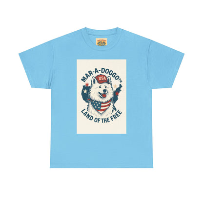 T-Shirt — "Mar-A-DoggO" Patriotic Dog Tee (Land of the Free)