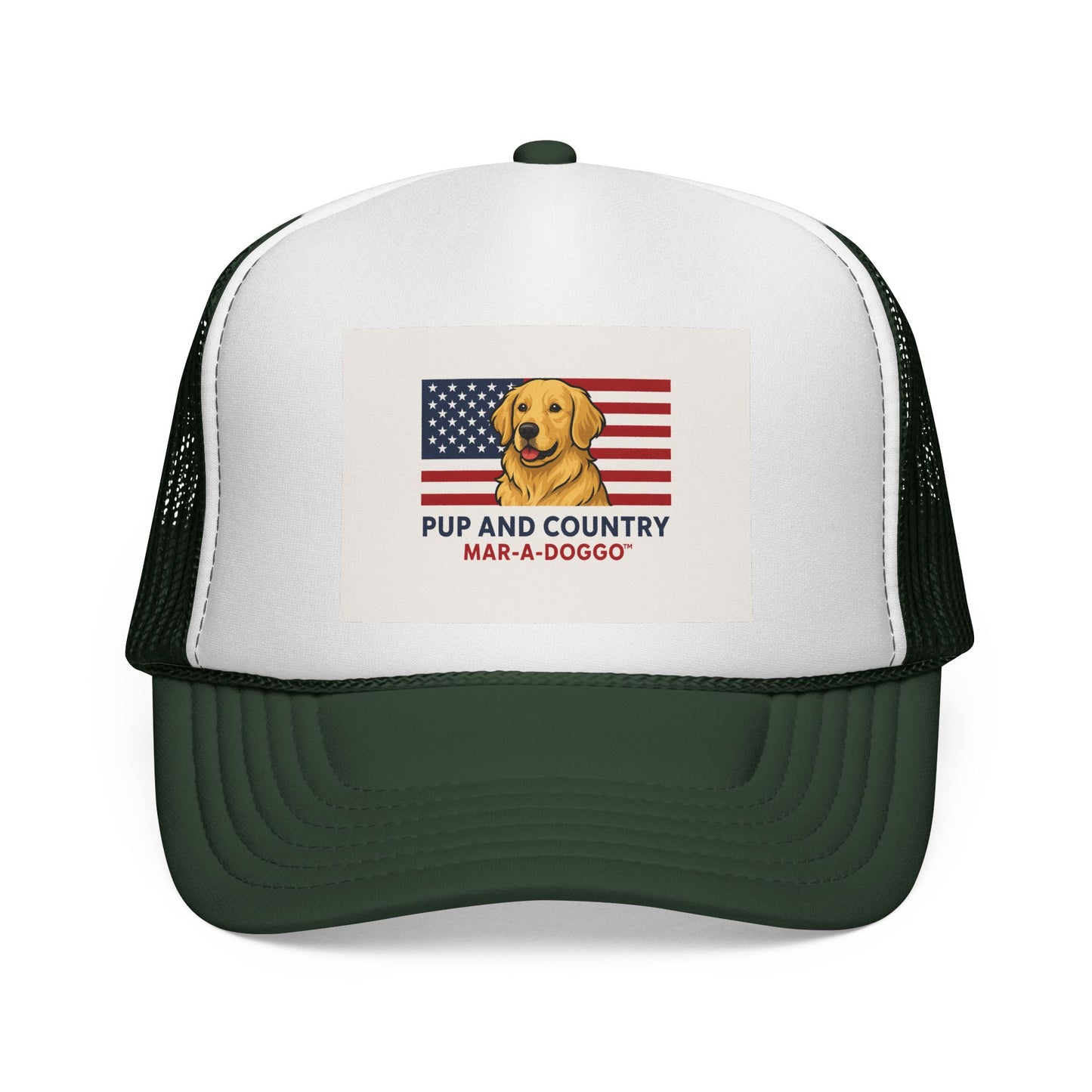 Pup & Country Trucker Cap (One Size Fits Most)