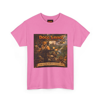 Dogg Savage Album Art T-Shirt "Fury In The Skies of Angkor Wat" — Vintage Rock Poster Tee