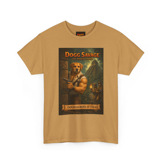 Dogg Savage Vintage Fantasy T-Shirt — "Dogg Savage: Doublecross At Tikal" Graphic Tee