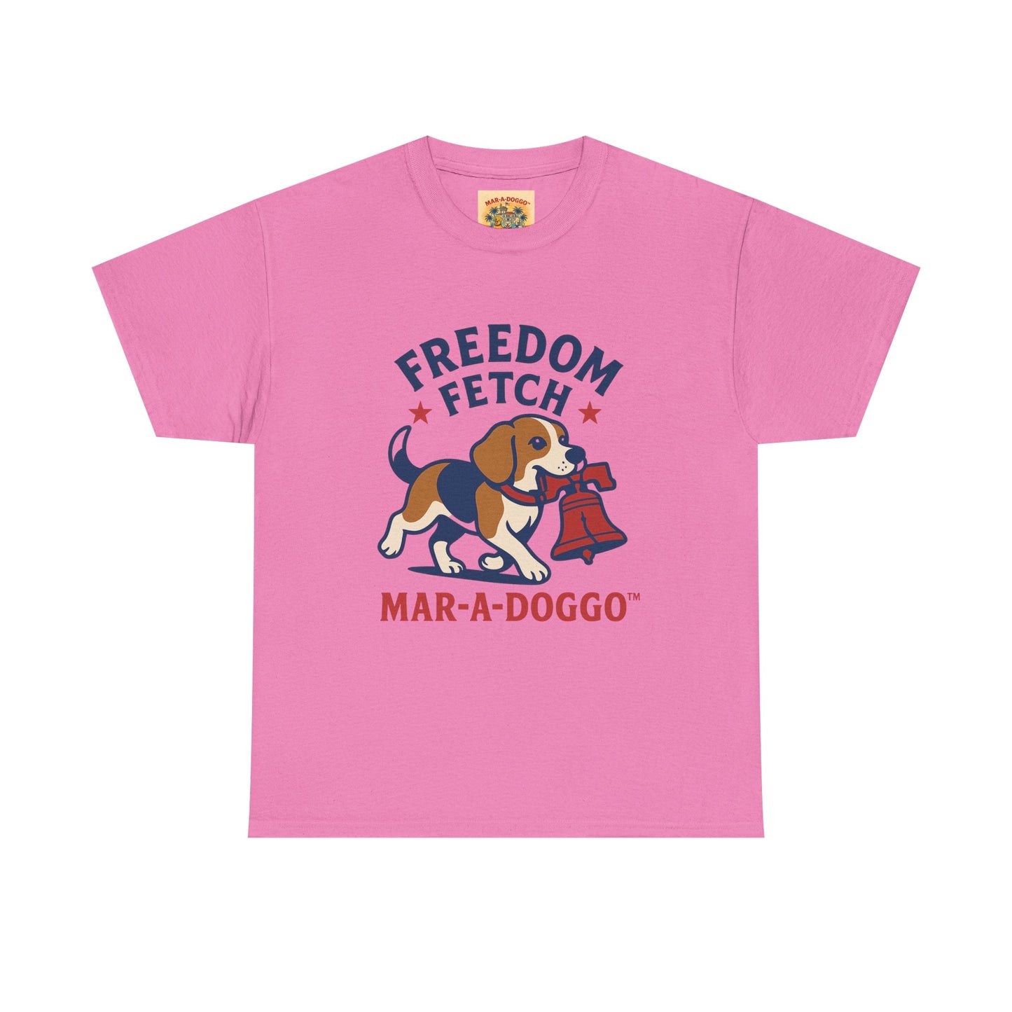 Freedom Fetch Tee — Mar-A-Doggo Patriotic Dog T-Shirt