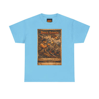 Dogg Savage Retro Graphic Tee — Vintage Adventure Poster T‑Shirt