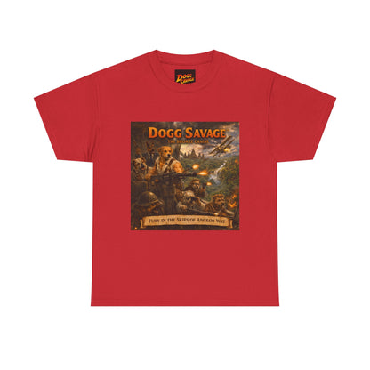 Dogg Savage Album Art T-Shirt "Fury In The Skies of Angkor Wat" — Vintage Rock Poster Tee