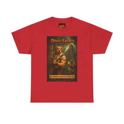 Dogg Savage Vintage Fantasy T-Shirt — "Dogg Savage: Doublecross At Tikal" Graphic Tee