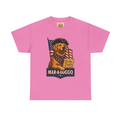 Mar-a-Duggo Patriotic Dog Tee — "We the Pupple" Vintage Americana T-Shirt
