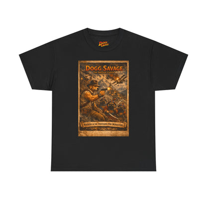 Dogg Savage Retro Graphic Tee — Vintage Adventure Poster T‑Shirt