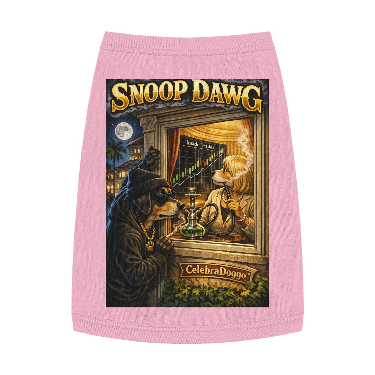 Dog Shirt "Snoop Dawg" Vintage Celebration Graphic