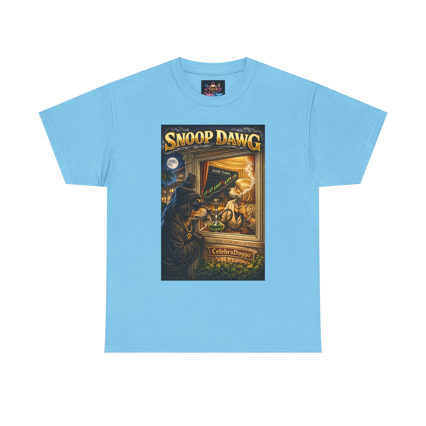 Dog Graphic Tee — "Snoop Dawg" Retro Party T-Shirt